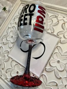 Greenwood Ave Project – Negro Wall Street Stem Glass
