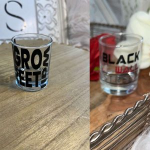Greenwood Ave Project- Negro Wall Street Shot Glass