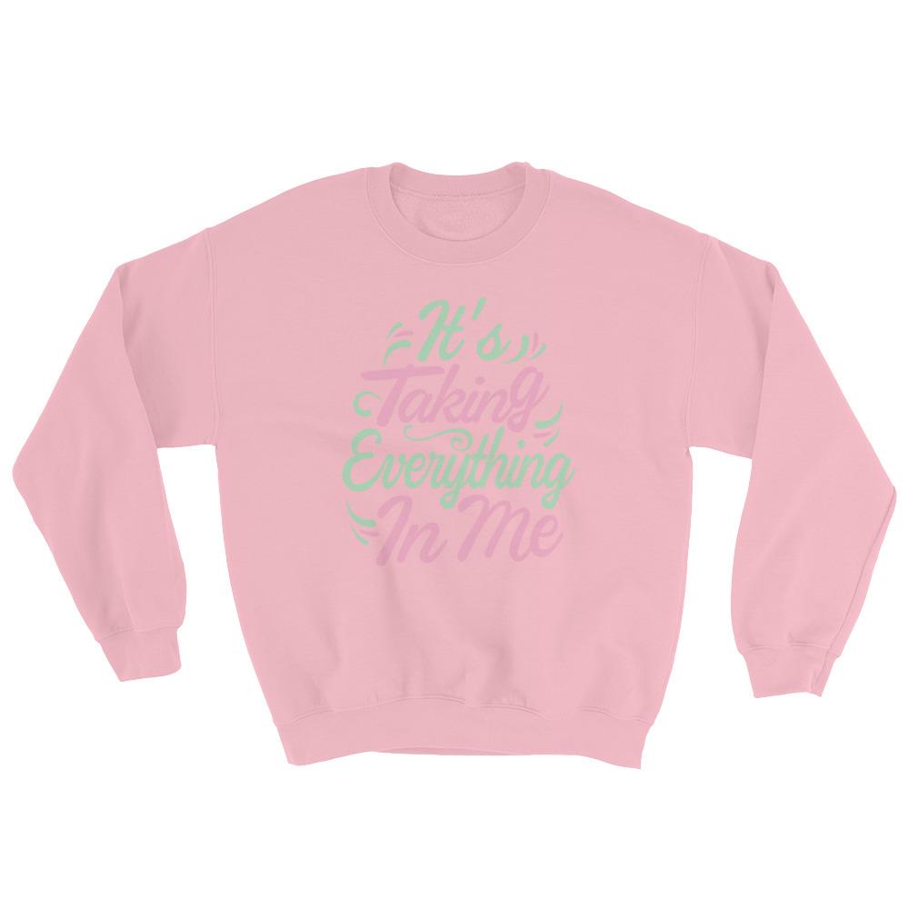 It's Taking Everything In Me - Pink & Green